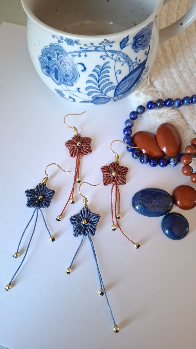 Boucles d&#039;oreille &quot;Cassiopée&quot; 