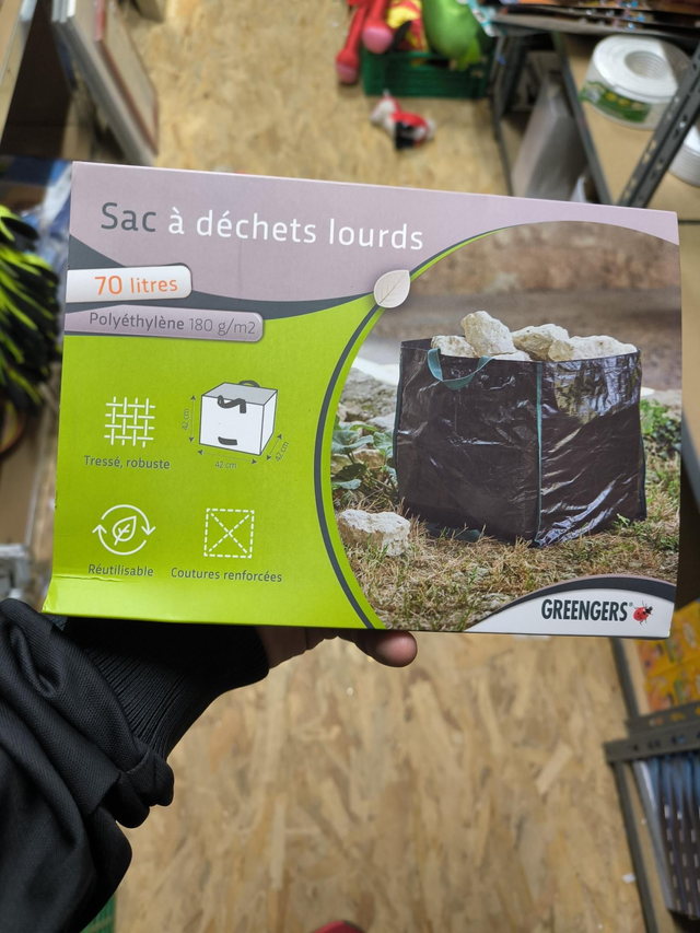 SAC A DÉCHETS LOURDS 70 LITRES