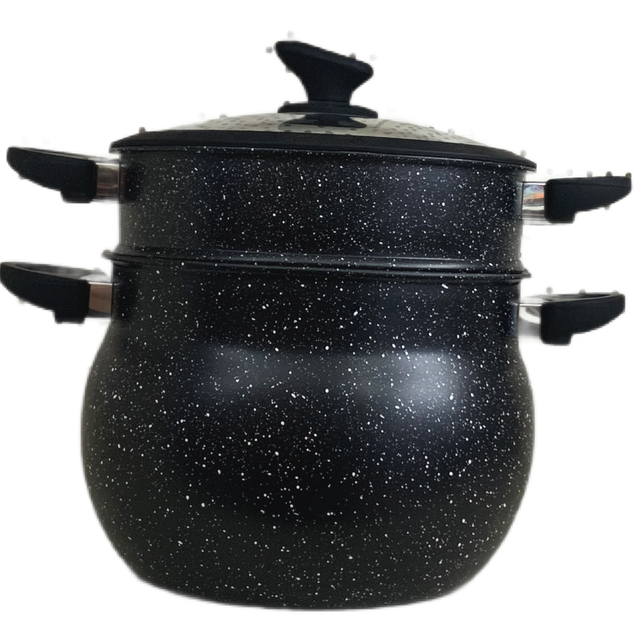 Couscousier 8L-BLACK STONE-Tout feu et INDUCTION 