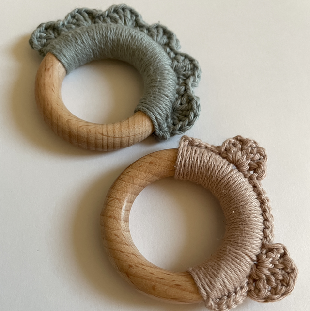 Anneau de dentition : pétales ou ourson