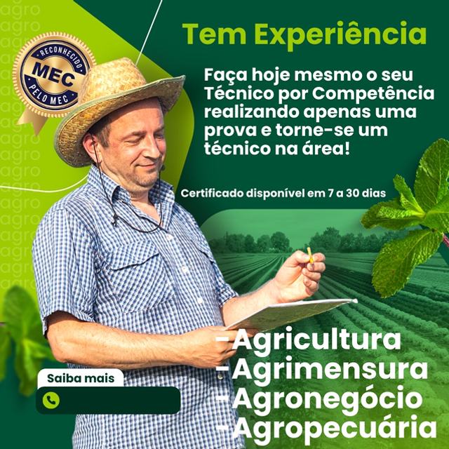 TÉCNICO EM AGRICULTURA 