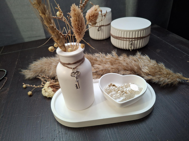 Vase für Trockensträußchen glatt