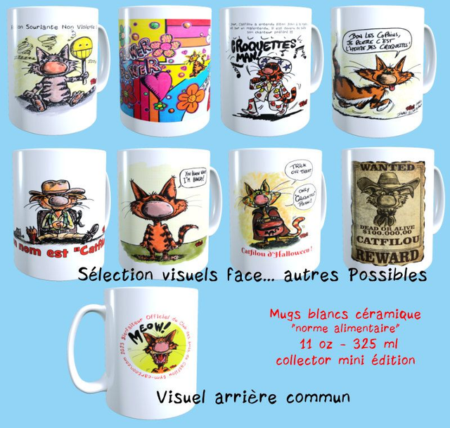 Mugs collector au choix 1 exemplaire port compris