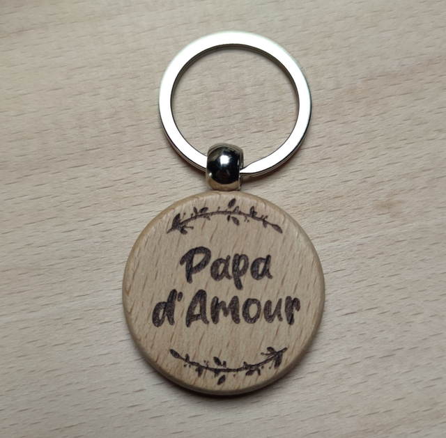 Porte clé rond