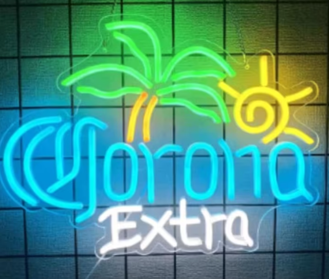 LED lamp neon stijl Corona Extra (42x32cm)