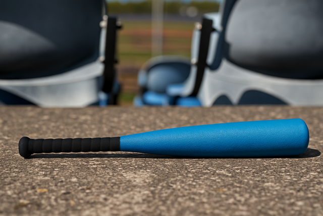 Foam honkbalknuppel met balletje