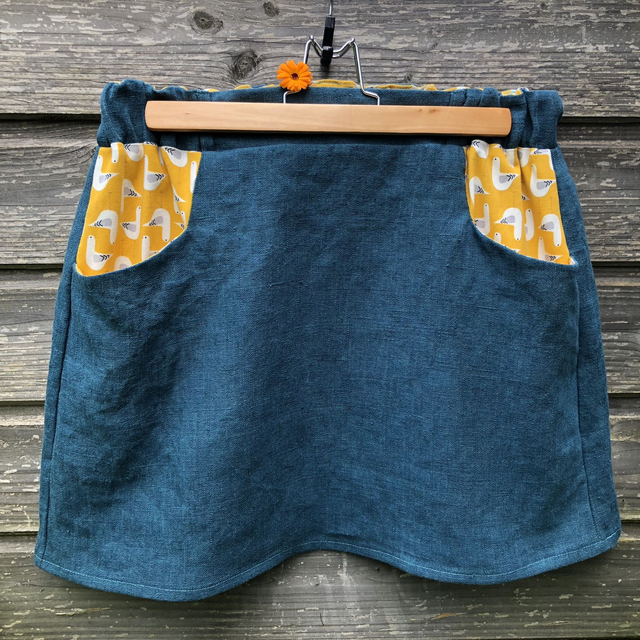 Jupe à poches élastiquées à la taille - Commande personnalisée