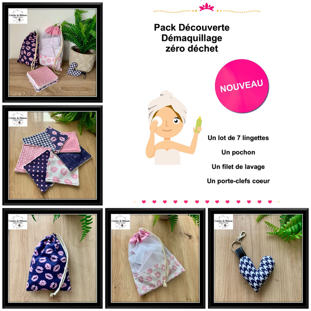 Pack découverte - Démaquillage zéro déchet