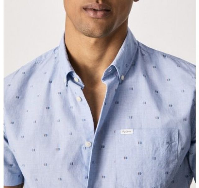 CHEMISE HOMME MANCHES  COURTES