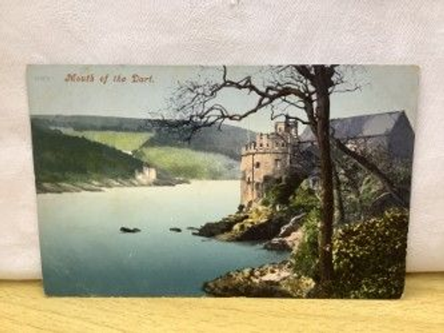 Mouth of the Dart, Devon, vintage unbranded postcard. Our Ref No. R305 £2.25