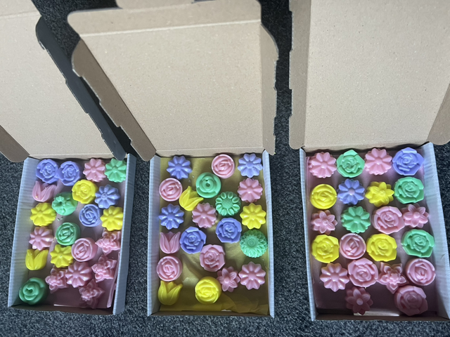 Scented Wax Mixed Flower Box