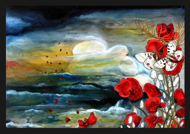 Coquelicots et Apollons