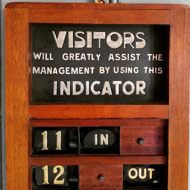 Antique Hotel Indicator SOLD!