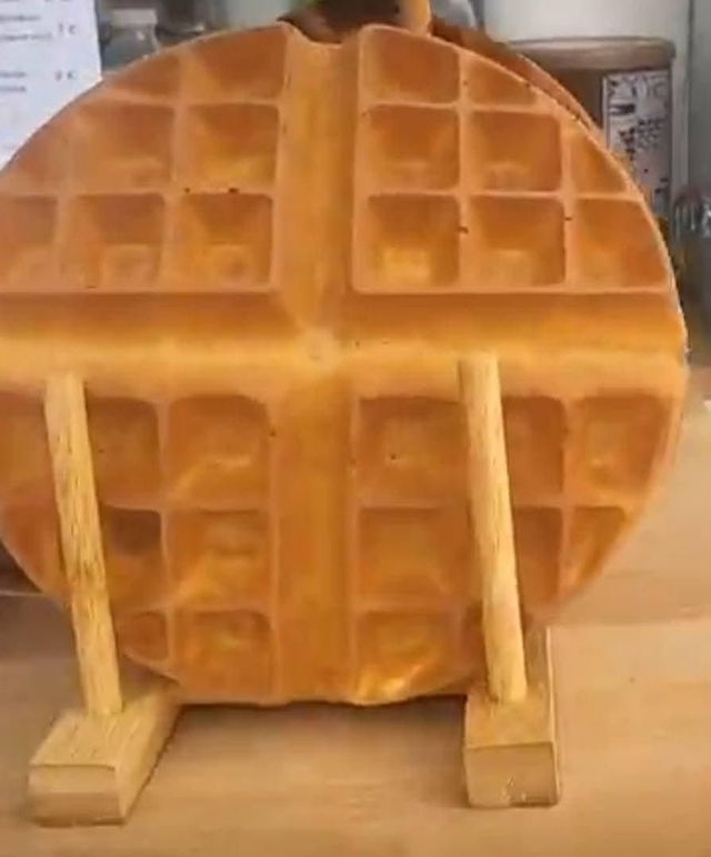 Gaufres ronde waffle moon