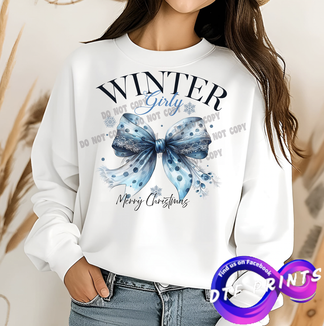 Blue winter Girly