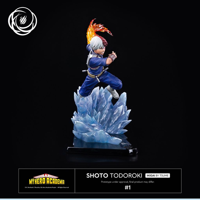 Shoto Todoroki - My Hero Academia - Statua Ikigai Tsume Art 1/6 (34cm) ❄️🔥(Anche a rate! 👇)
