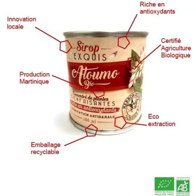 Sirop d’atoumo bio 120ml
