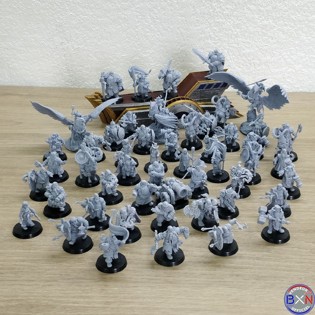 Les Guerriers Nains : Pack COMPLET - Jeu de role - RPG - Miniature