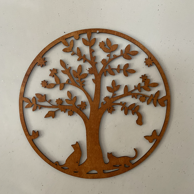 Arbre chat 29 cm brun 