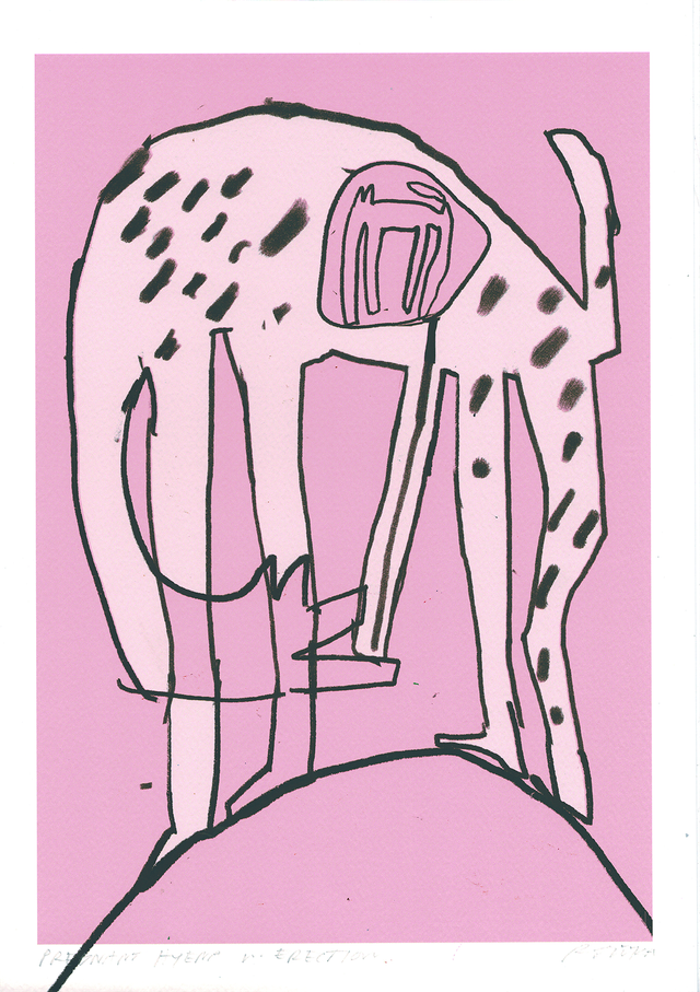 Pregnant Hyena with Erection A3