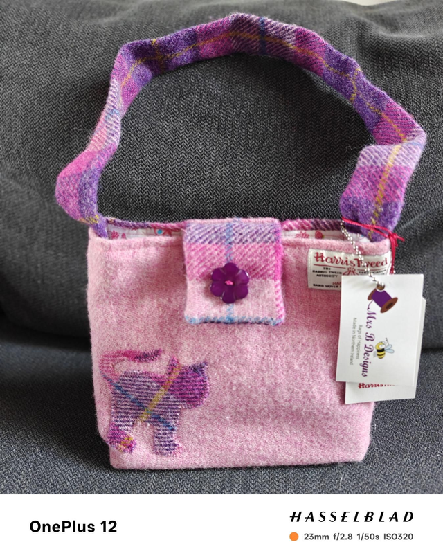 Harris Tweed mini me cat bag