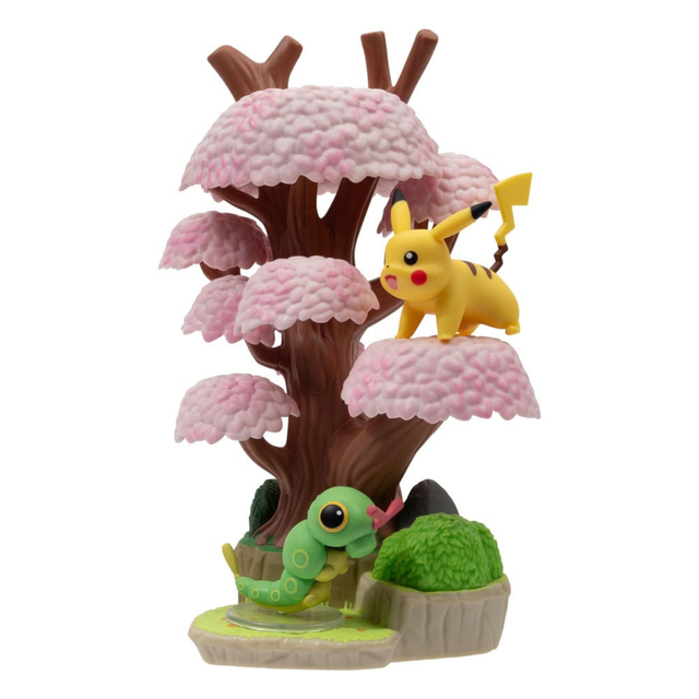 Pokémon Environment Set: Spring Forest - Caterpie & Pikachu