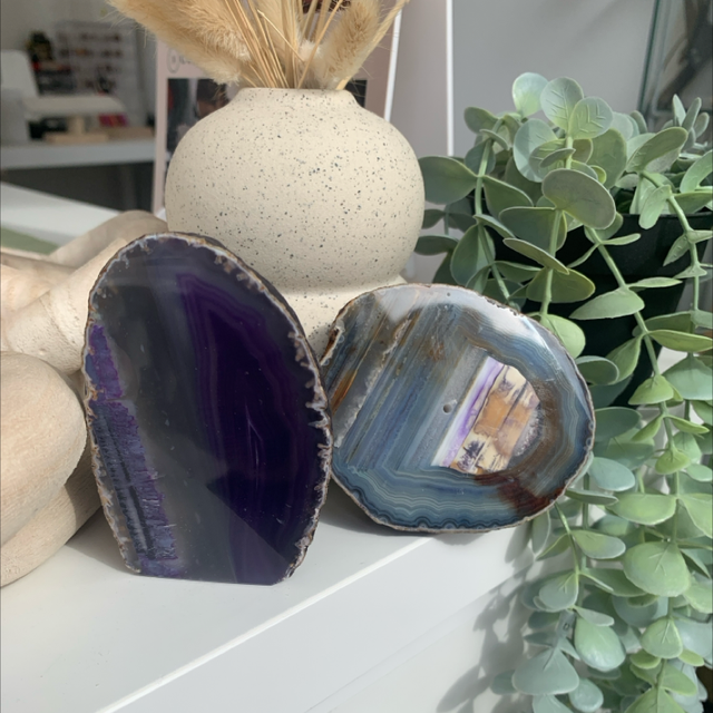 Crystal incense holder