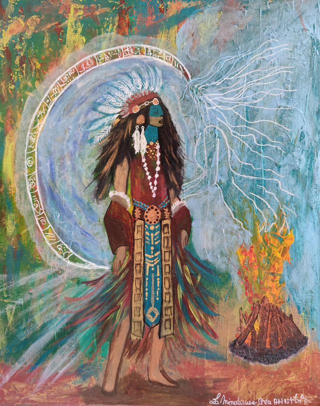 Toile Shanna qui libère l'âme 