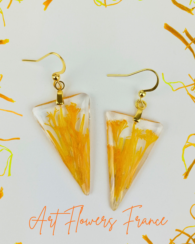 Boucles d'oreilles Safran (1)