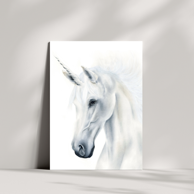 Carte de vœux - Licorne N°1