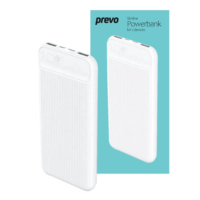 Prevo SP3012 Power bank, 10000mAh Portable Fast Charger