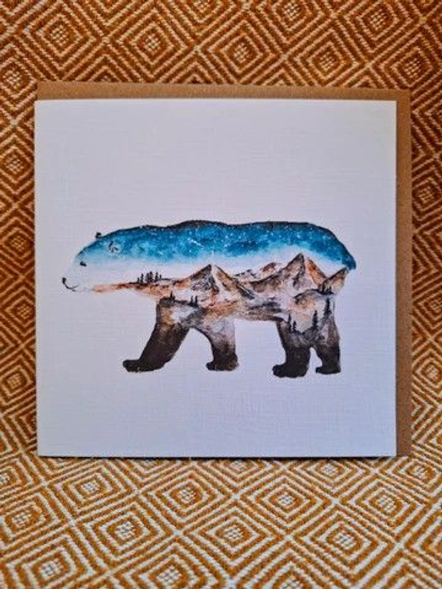 Mountain Bear Greeting Card