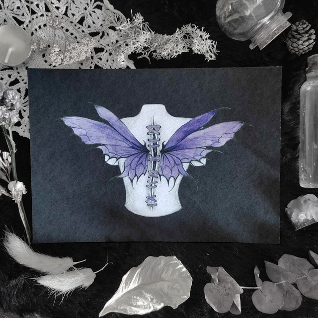 Art print ~ Dark fairy