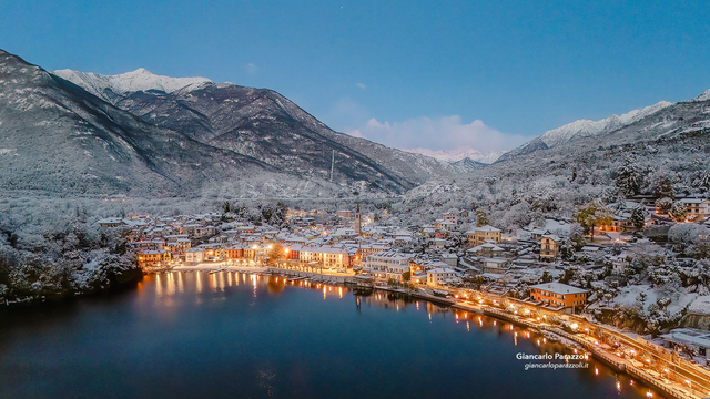 Mergozzo sotto la neve