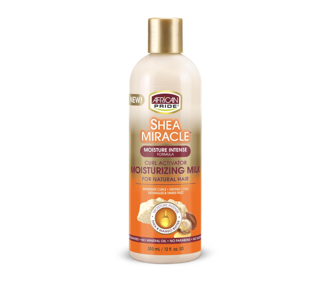 African Pride Shea Miracle Silky Hair Moisturizer 12oz 