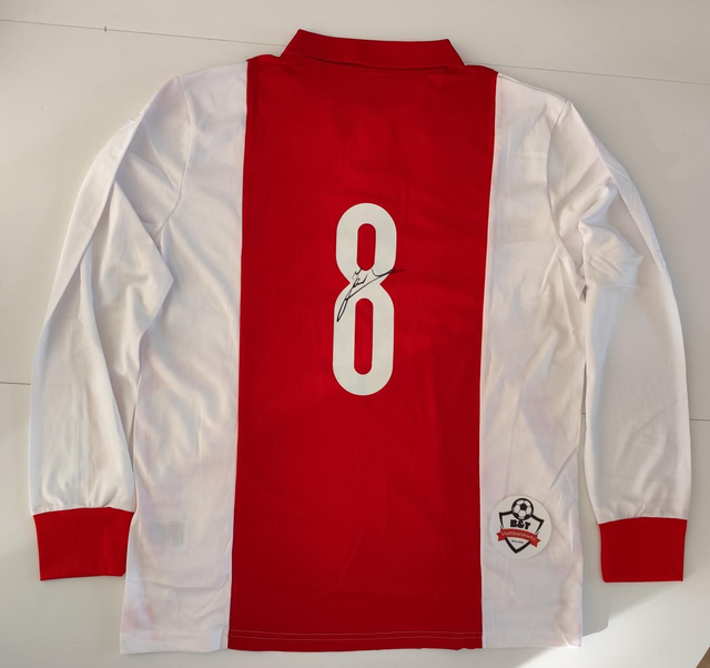 Gesigneerd retro jubileumshirt (125 jaar) Sjaak Swart