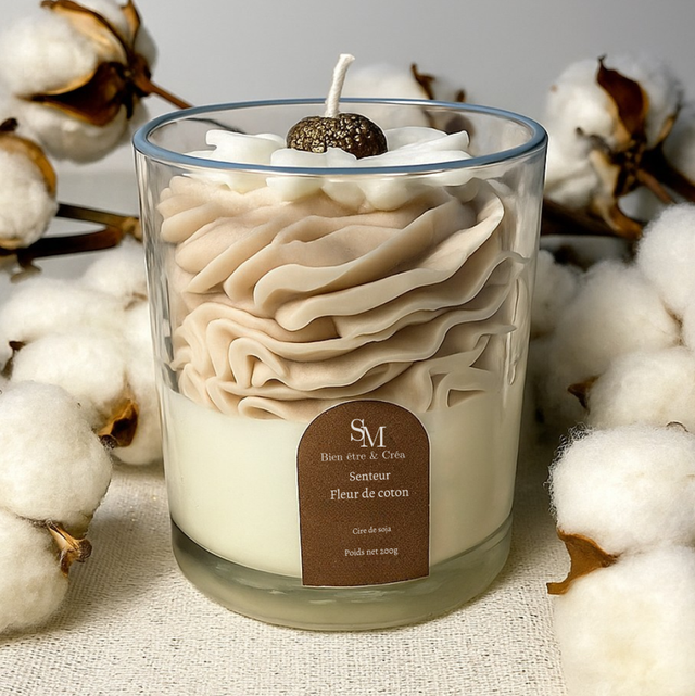 Bougie Fleur de Coton – 200g