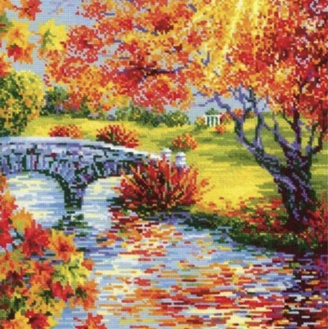RIOLIS Sunny Autumn Counted Cross Stitch Kit