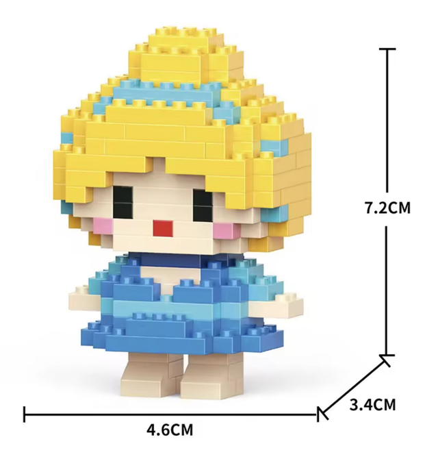 Cinderella (Bricks small building blocks)