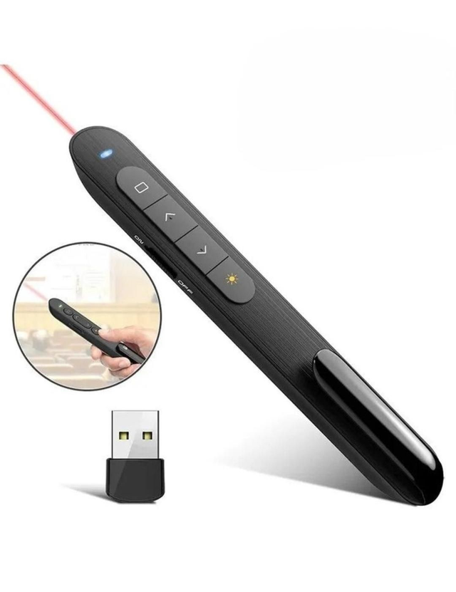 Puntero presentador con láser 