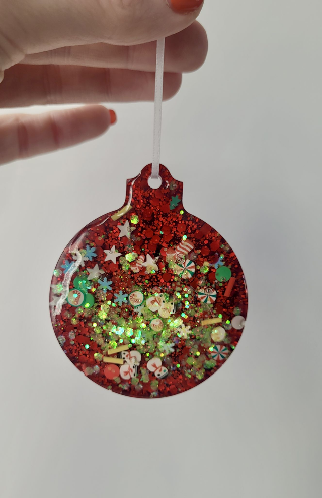 Christmas Tree Circular Baubles - Various Designs
