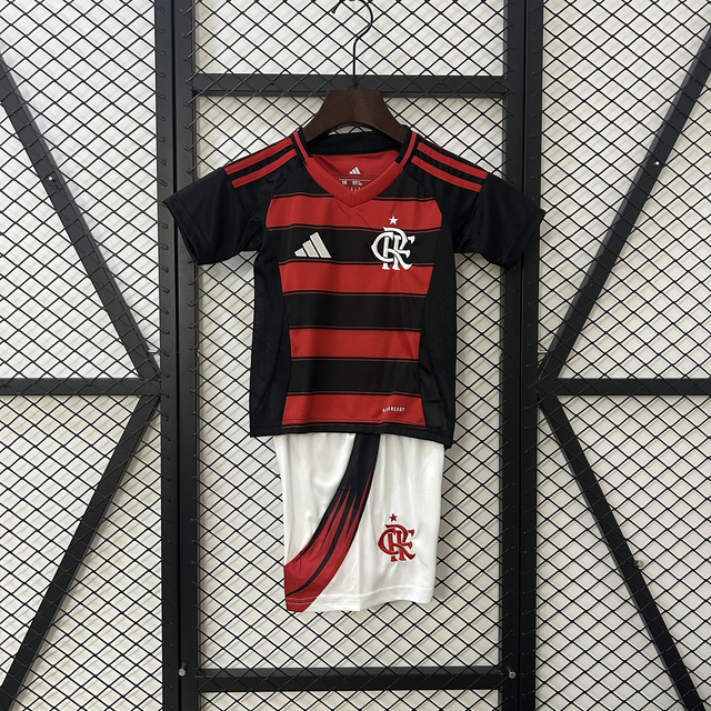 Conjunto camiseta + pantalón NIÑOS 1ª Flamengo  25-26