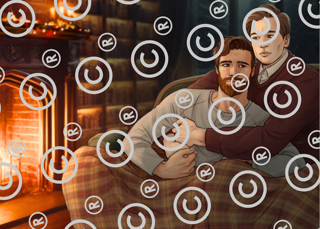 Illustration : Grant &amp; Hamish (A Highlander's Christmas Carol)