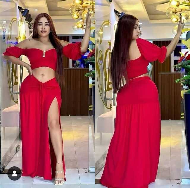 Petite manche jupe longue 