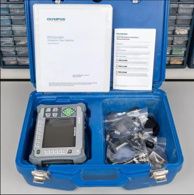 Olympus Panametrics Epoch 650 Ultrasonic Flaw Detector With Transducers Epoch650
