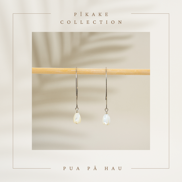 Boucles d'oreilles  /  Earrings - Pikake