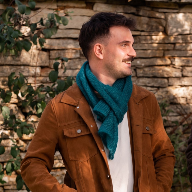 Écharpe Tricotée en Mohair et Soie - Moyenne