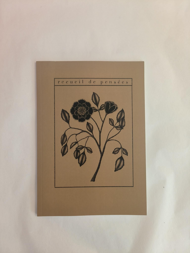 Carnet recueil de pensées - mei mei