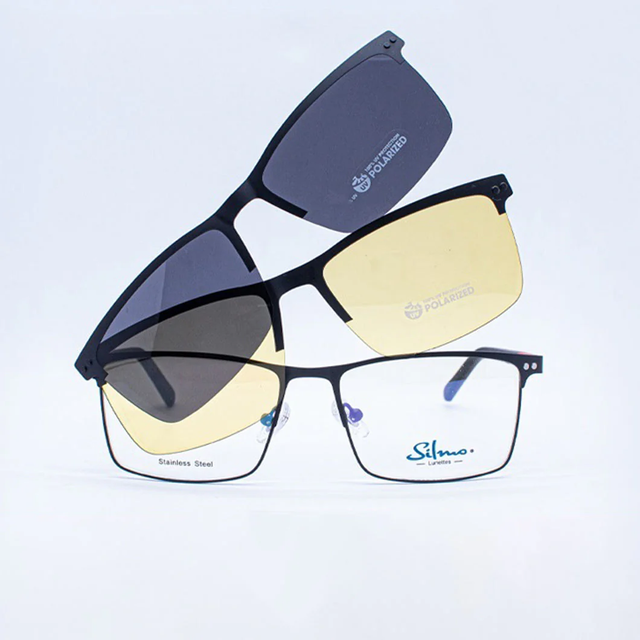 Lentes Clip-on Hombre Protección Solar Silmo Rowan | ZD-21127