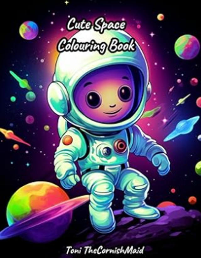 Cute space colouring 